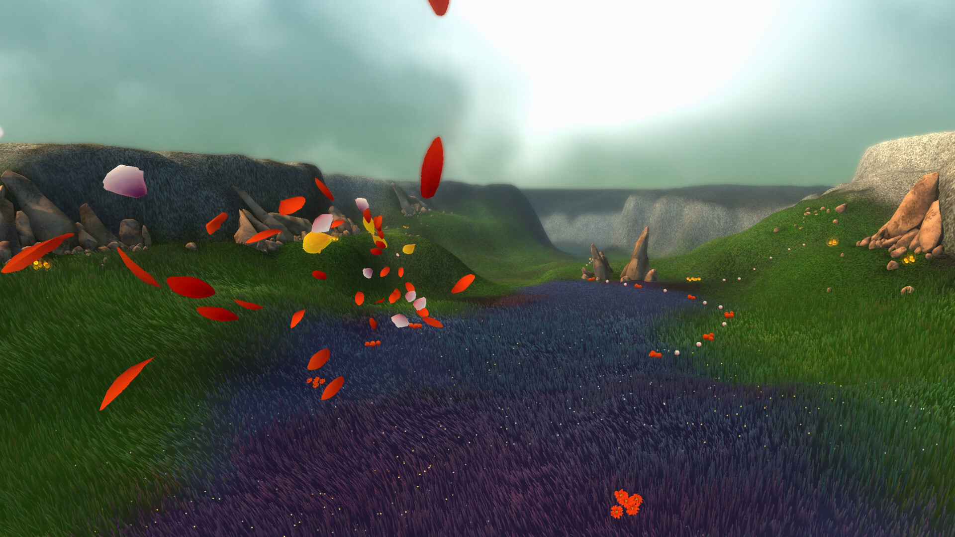  Flower lets you take control of the wind as you explore and navigate beautiful Download Game  Flower