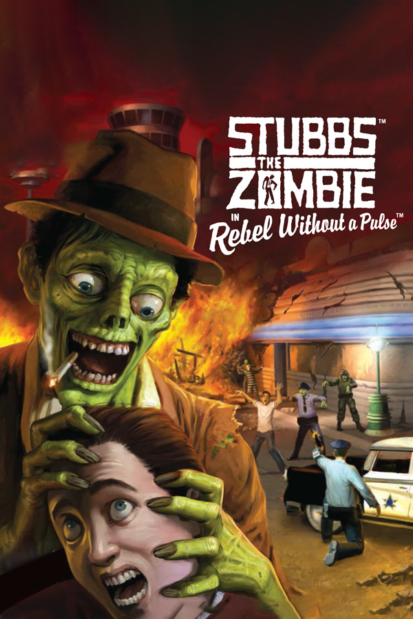 Stubbs the Zombie in Rebel Without a Pulse Cover