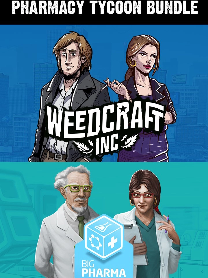 Weedcraft Inc & Big Pharm Pharmacy Tycoon Bundle