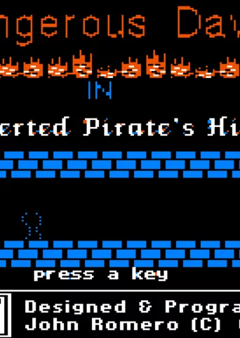 Dangerous Dave in the Deserted Pirate's Hideout