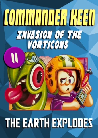 Commander Keen in Invasion of the Vorticons: The Earth Explodes