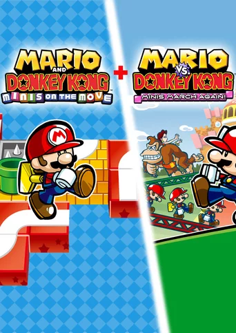 Mario and Donkey Kong: Minis on the Move + Mario vs. Donkey Kong: Minis March Again!
