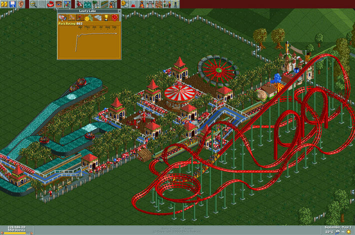 rollercoaster tycoon deluxe pack buildings