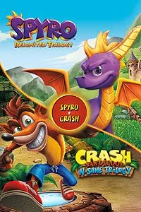 Spyro + Crash Remastered Game Bundle