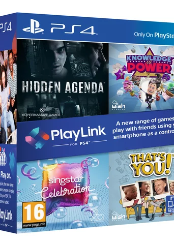 Pack Playlink That's You! + Knowledge is Power + Singstar Celebration + Hidden Agenda