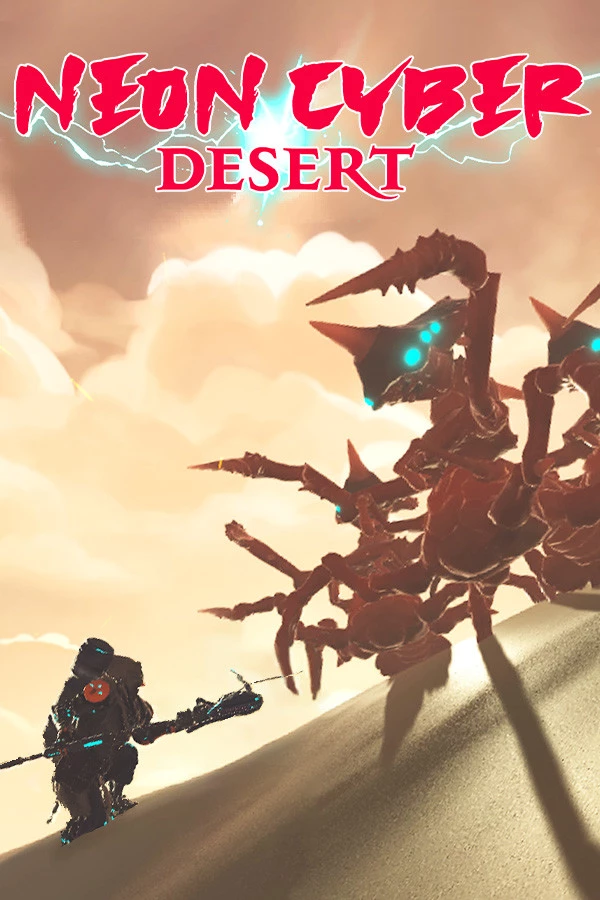 Neon Cyber Desert
