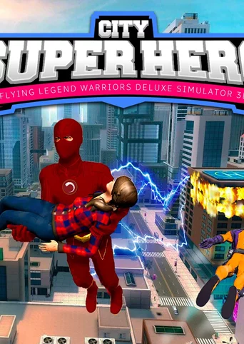 City Super Hero 3D: Flying Legend Warriors Deluxe Simulator