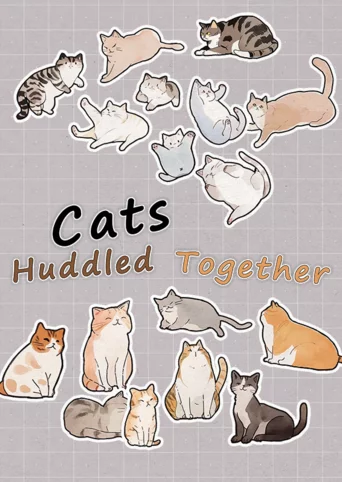 Cats Huddled Together
