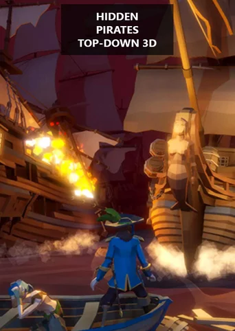 Hidden Pirates Top-Down 3D